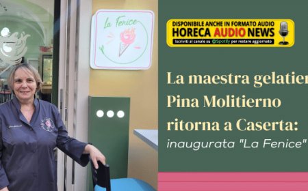 La maestra gelatiera Pina Molitierno ritorna a Caserta: inaugurata "La Fenice"