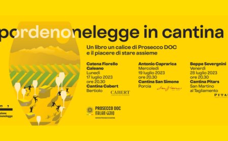 Al via “pordenonelegge in cantina”, la rassegna letteraria in collaborazione con Prosecco DOC
