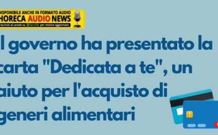 Il governo ha presentato la carta "Dedicata a te", un aiuto per l'acquisto di generi alimentari