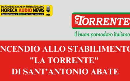 Incendio allo stabilimento "La Torrente" di Sant'Antonio Abate