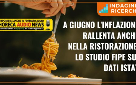 A giugno l'inflazione rallenta anche nella ristorazione. Lo studio Fipe sui dati Istat