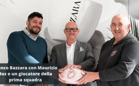 Bazzara dona una borsa di studio ai giovani della Società Venjulia Rugby Trieste A.s.d