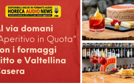 Al via domani "Aperitivo in Quota" con i formaggi Bitto e Valtellina Casera