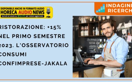 Ristorazione: +15% nel primo semestre 2023. L'Osservatorio consumi Confimprese-Jakala