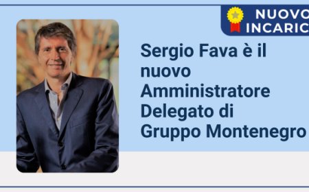 Sergio Fava è il nuovo Amministratore Delegato di Gruppo Montenegro