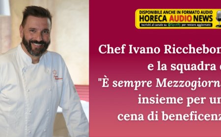 Chef Ivano Ricchebono e la squadra di "È sempre Mezzogiorno" insieme per una cena di beneficenza