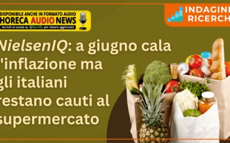 NielsenIQ: a giugno cala l'inflazione ma gli italiani restano cauti al supermercato