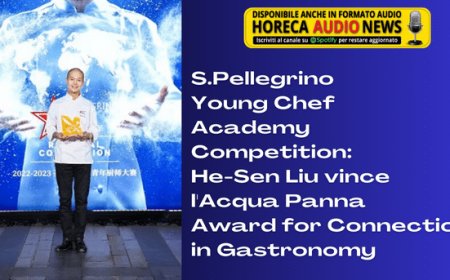 S.Pellegrino Young Chef Academy Competition: He-Sen Liu vince l'Acqua Panna Award for Connection in Gastronomy