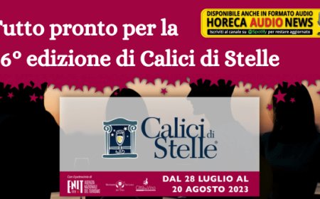 Tutto pronto per la 26° edizione di Calici di Stelle