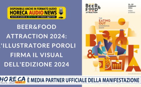 Beer&Food Attraction 2024: l'illustratore Poroli firma il visual dell'edizione 2024
