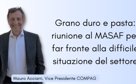 Grano duro e pasta: riunione al MASAF per far fronte alla difficile situazione del settore