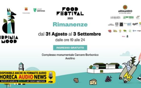Al via domani "Irpinia Mood Food Festival": ad Avellino le stelle della ristorazione italiana
