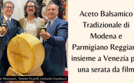 Aceto Balsamico Tradizionale di Modena e Parmigiano Reggiano insieme a Venezia per una serata da film
