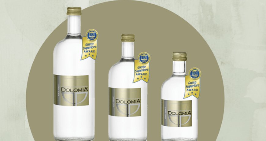 Acqua Dolomia conquista le Tre Stelle al Superior Taste Award