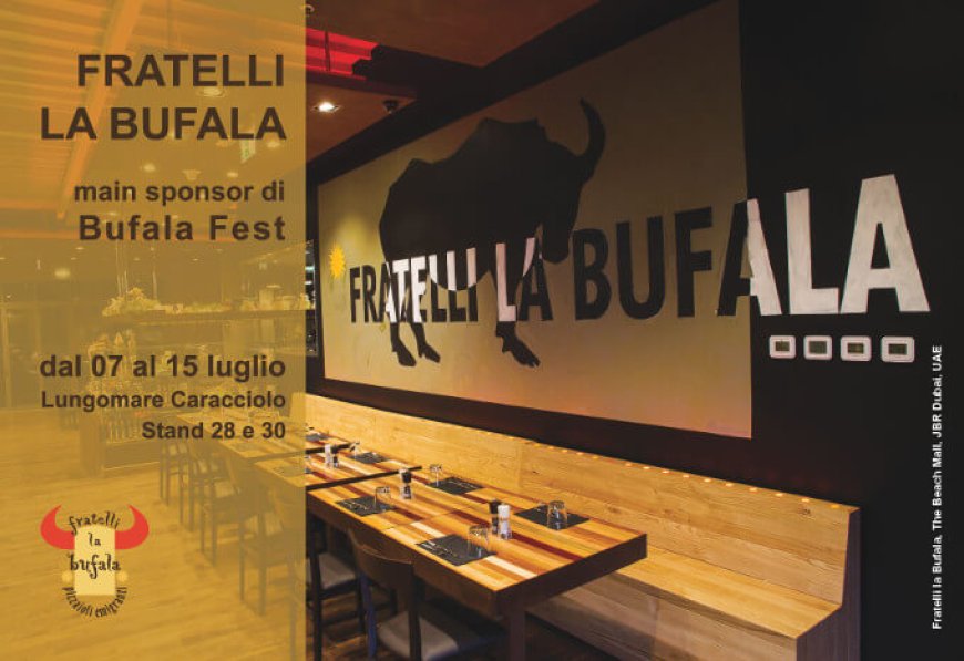 Fratelli la Bufala main sponsor del Bufala Fest