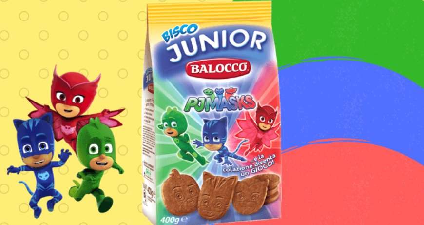 Bisco Junior Balocco PJ Masks: gusto e gioco per i più piccoli