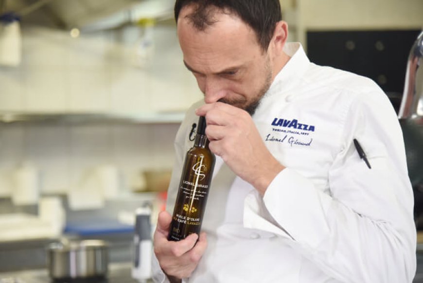 Lo chef stellato Lionel Giraud lancia l'olio di oliva bio al caffè Lavazza