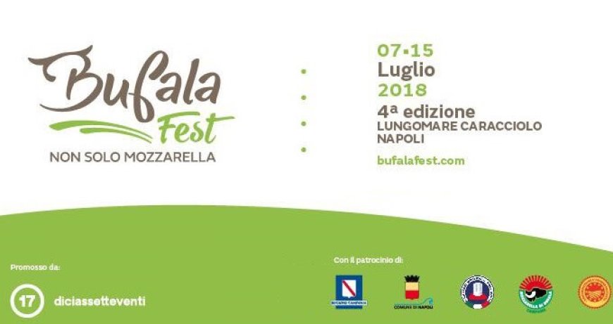 Parte domani il Bufala Fest: gusto e spettacolo sul lungomare di Napoli