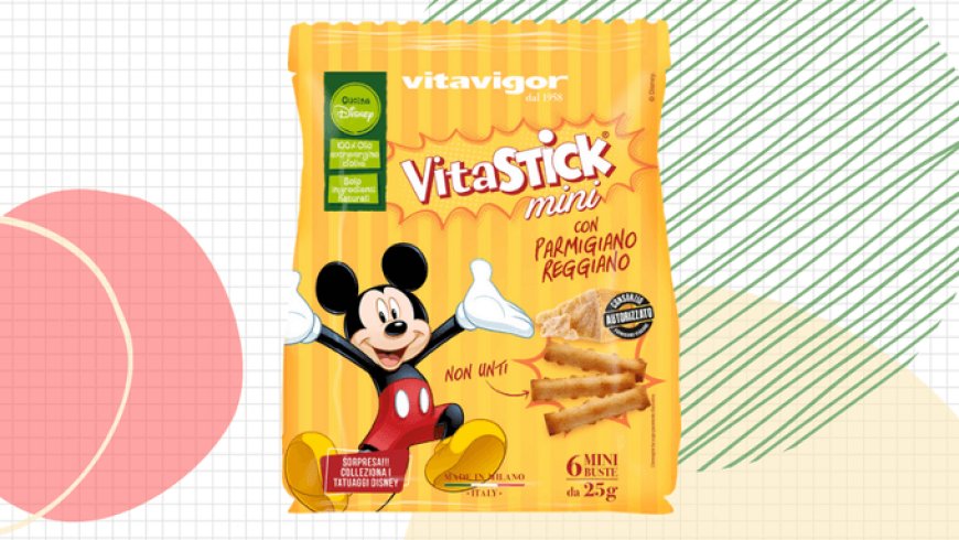Vitavigor lancia Vitastick Mini, il nuovo snack targato Disney