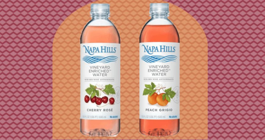 Tutte le proprietà benefiche del vino, ma senza alcool nell'acqua aromatizzata Napa Hills