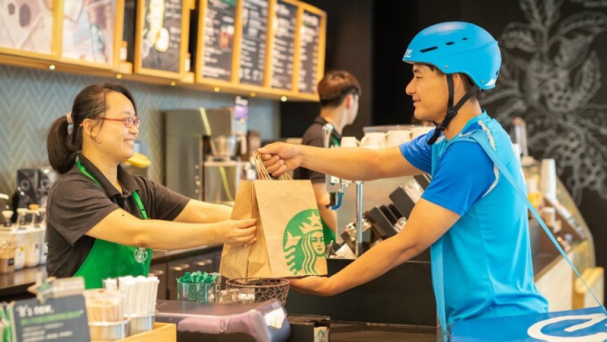 Nuovo accordo tra Starbucks e Alibaba: il caffè in Cina arriva a domicilio