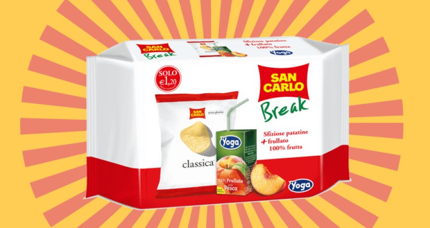 San Carlo Break: il nuovo snack per la merenda perfetta