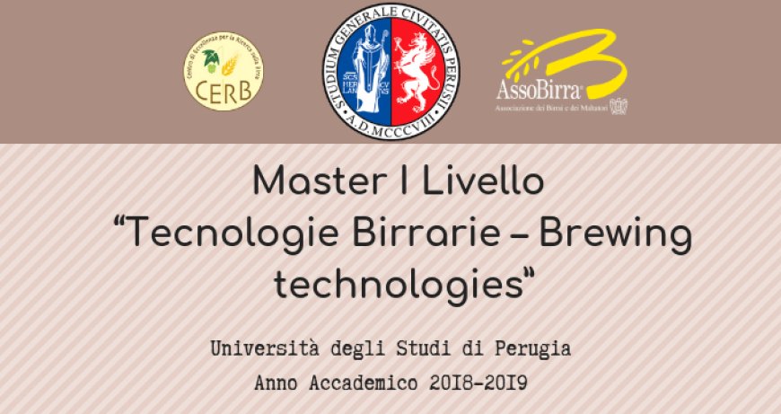 Aperte le iscrizioni alla sesta edizione del Master di primo livello in Tecnologie Birrarie