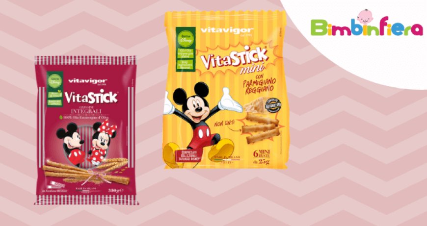 Vitavigor a Bimbinfiera con la nuova linea Vitastick realizzata con Disney