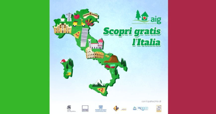 Scopri l'Italia gratis: fino al 30 novembre diecimila pernottamenti gratis nelle strutture AIG