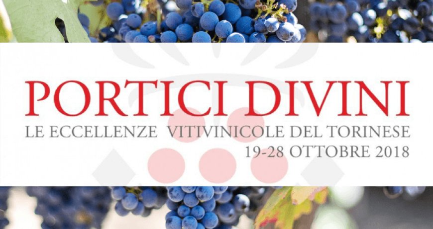 Portici Divini 2018: a Torino la festa del vino fra degustazioni e incontri