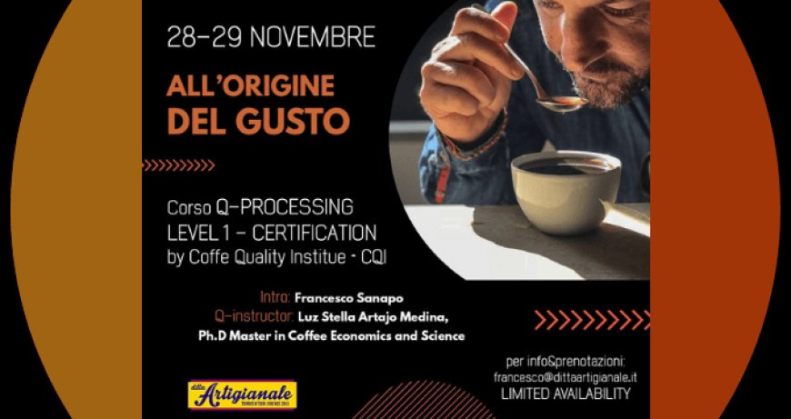 Caffè Corsini ospita il corso di Q processing per i professionisti del caffè