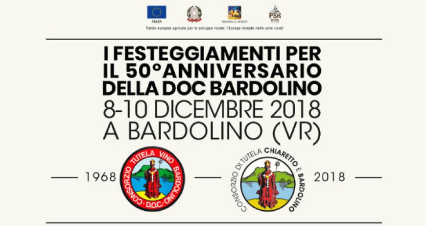 Bardolino festeggia i 50 anni della DOC con tre giorni di celebrazioni