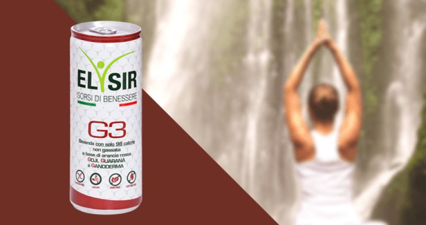 Elisir Super Drink G3: la bevanda nutraceutica vegan ok e senza glutine