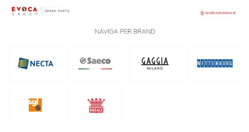EVOCA Group: il nuovo portale ecommerce per la vendita di ricambi e accessori