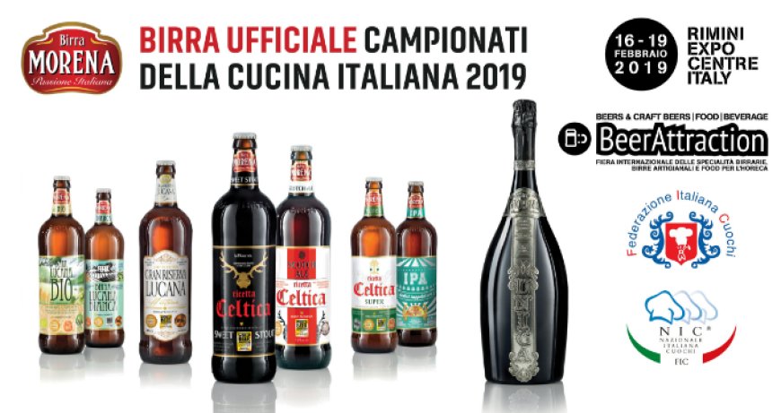 Birra Morena: la birra ufficiale dei Campionati della Cucina Italiana