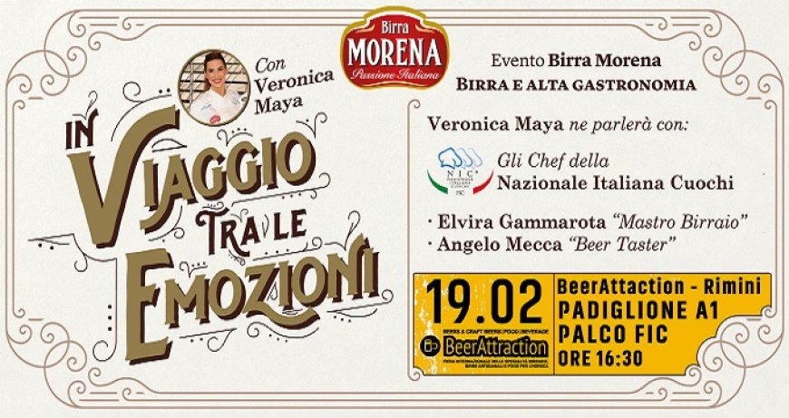 Birra Morena: a Beer Attraction un dibattito su birra e alta gastronomia
