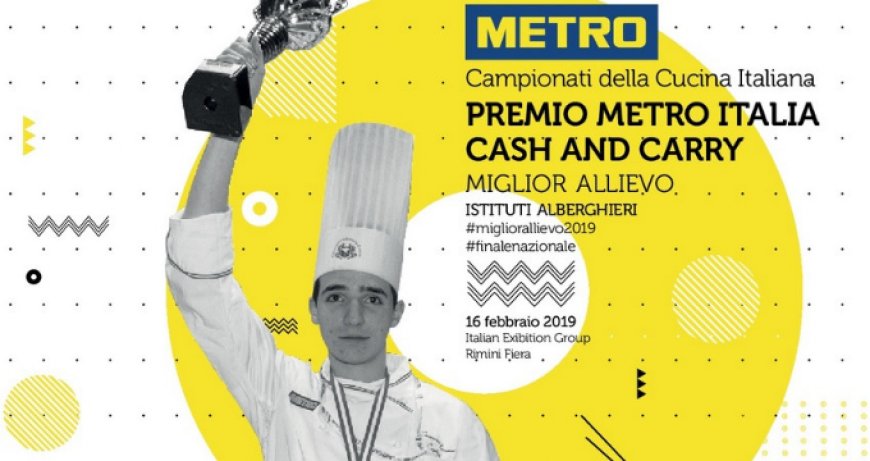 Beer Attraction: Premio Metro Italia Cash and Carry. Matteo Delvai migliore allievo Istituti Alberghieri