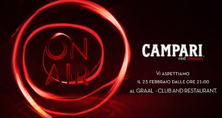 Red Passion Campari on air: terzo appuntamento al Graal Club and Restaurant