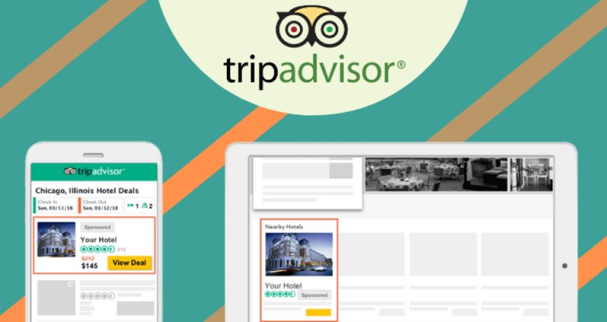 TripAdvisor propone annunci pubblicitari in evidenza a tutti gli alloggi nel mondo