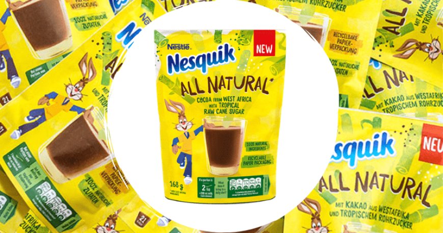 Nuovo packaging e nuova ricetta per Nesquik che diventa "All Natural"