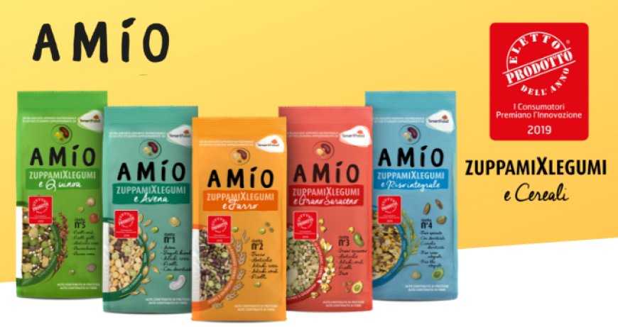 ZuppamiXlegumi e cereali di AMÍO Eletto Prodotto dell'Anno 2019