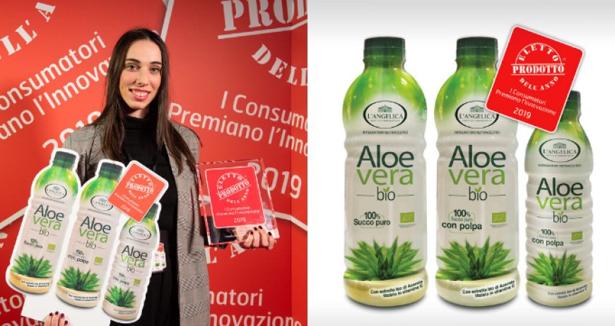 L'integratore Succo Puro di Aloe Bio L'Angelica Eletto Prodotto dell'Anno 2019