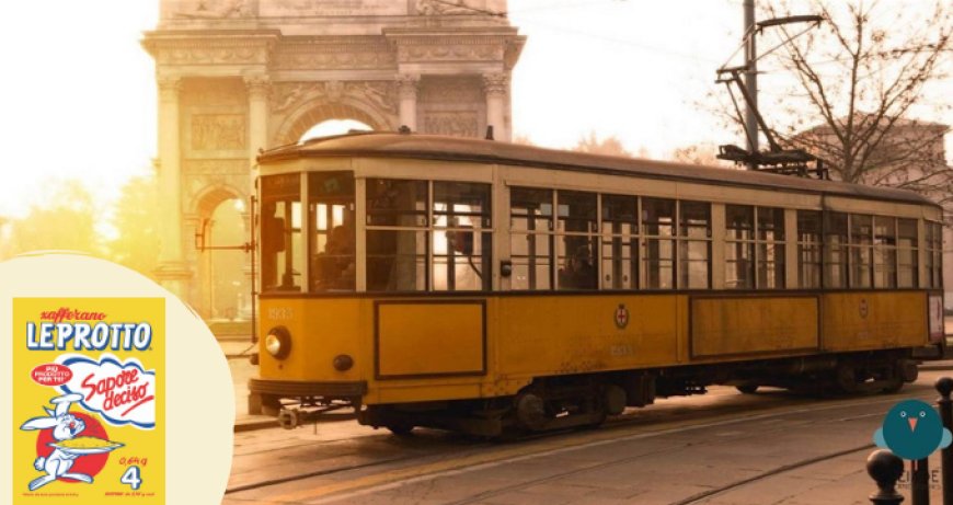Il Tour nel tram storico di Milano con il risotto giallo allo Zafferano Leprotto