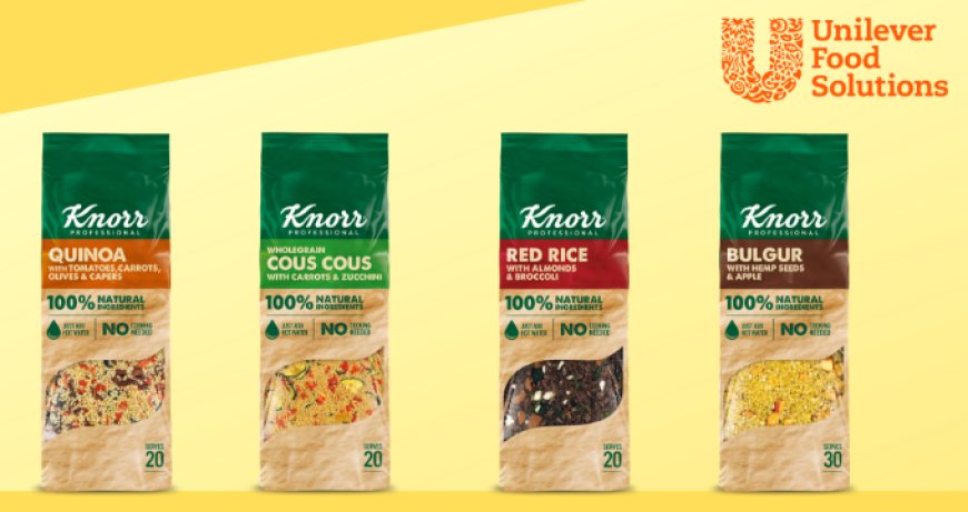 La nuova gamma di insalate di cereali Knorr Professional da Unilever Food Solutions