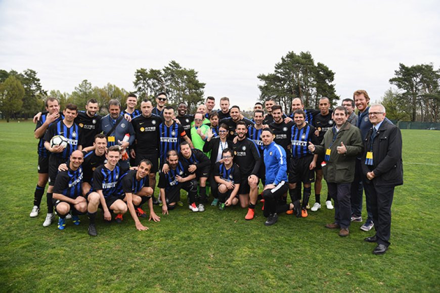 Sangemini sostiene l’iniziativa “Calcio Integrato” dell’Inter