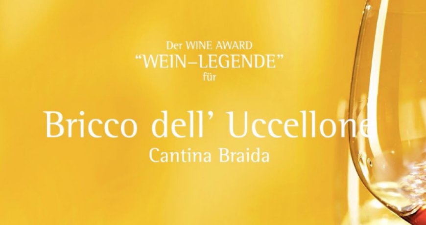 Bricco dell'Uccellone Braida sul podio del premio Wein Legende 2019