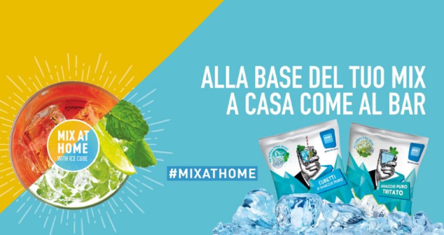 Mix at Home: parte da Milano la campagna Ice Cube che porta la mixolgy a casa