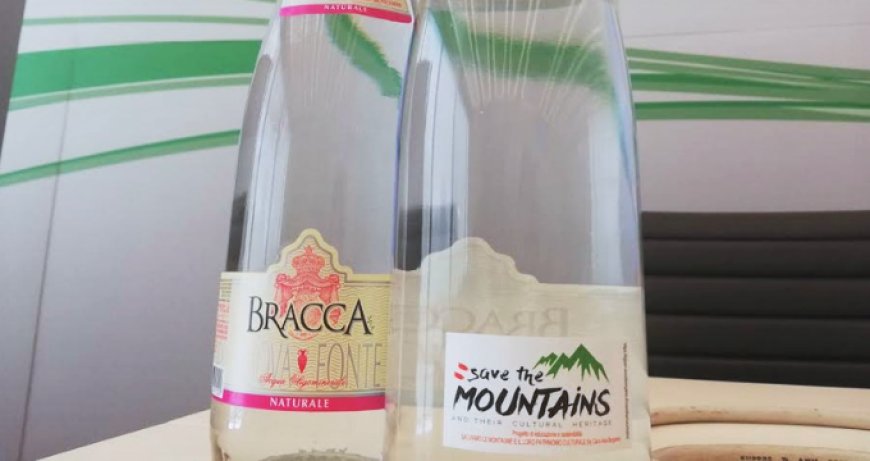 Bracca acque minerali porta in tavola i valori di "Save the mountains"