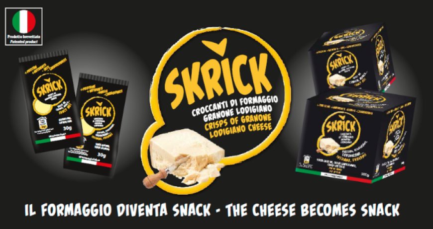 Skrick: lo snack salato di Olympia srl con il 100% di formaggio italiano
