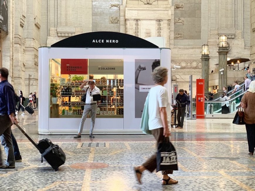 Alla Stazione Centrale di Milano il primo temporary store Alce Nero